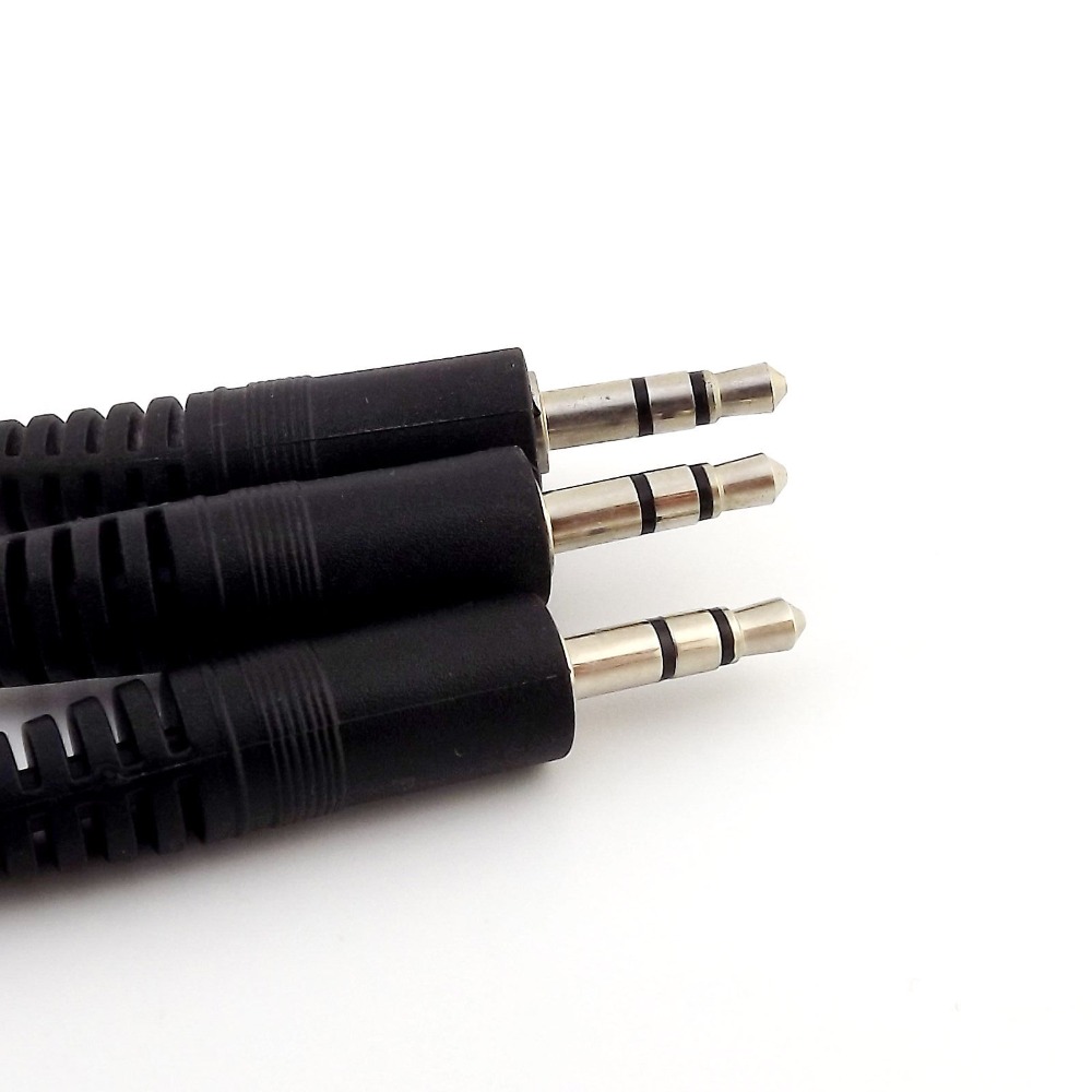 ヘッドフォン用オーディオコネクタケーブル,オスからデュアルオ - Audio Splitter Y のレビューと価格