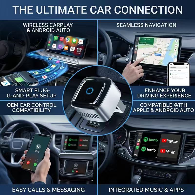 DRNVIYNC 2-in-1有線-無線CarPlayアダプ - Bluetooth Adapter Receiver のレビューと価格