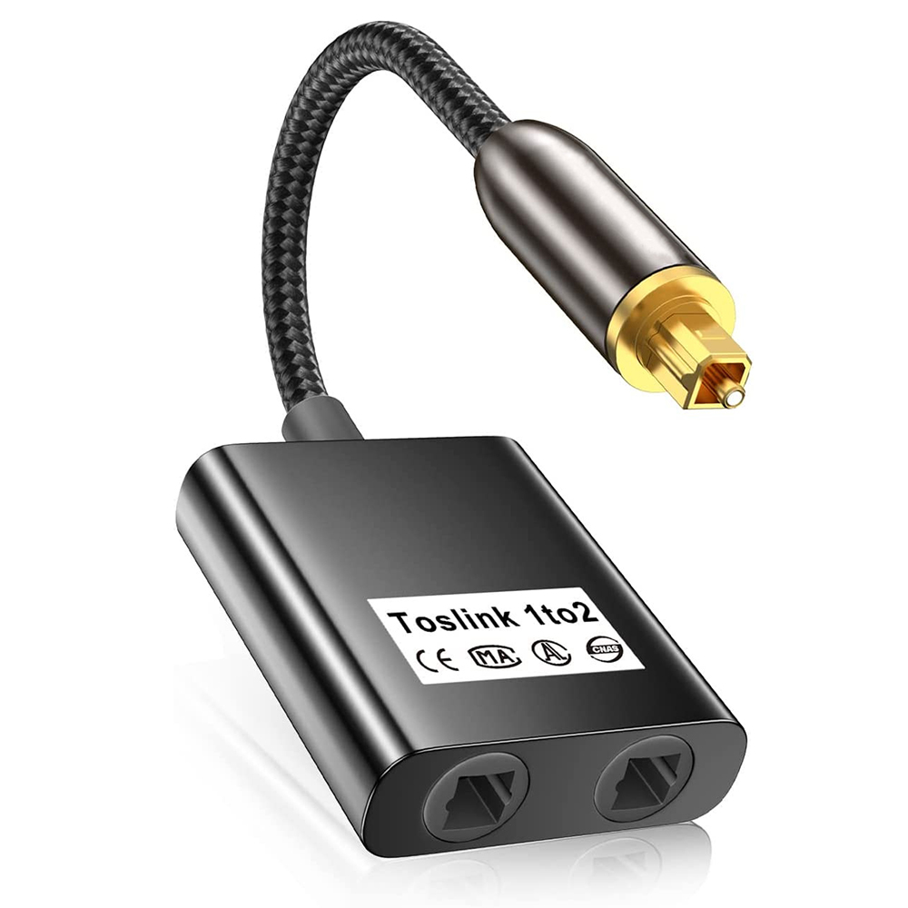 Tosink-光ケーブル用のスプリッター,1つのオス入力から - Audio Splitter Y のレビューと価格