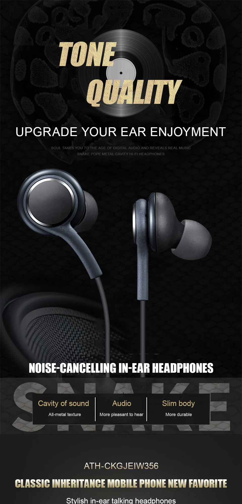 Androidスマートフォン用、3.5mm有線接続、Type - Audiophile Headphone Wired のレビューと価格