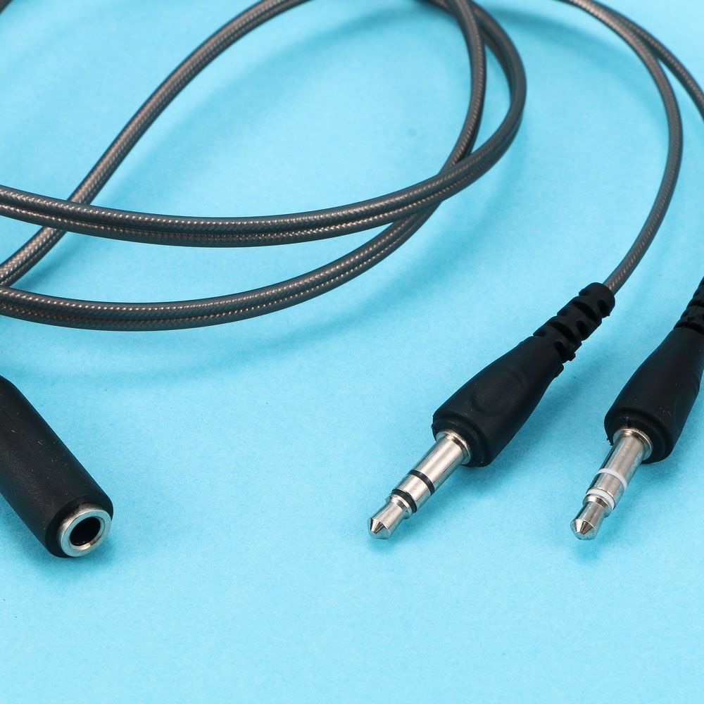 1M 3.5mmメス-2.5mmオス PCアダプター Yスプ - Audio Splitter Y のレビューと価格