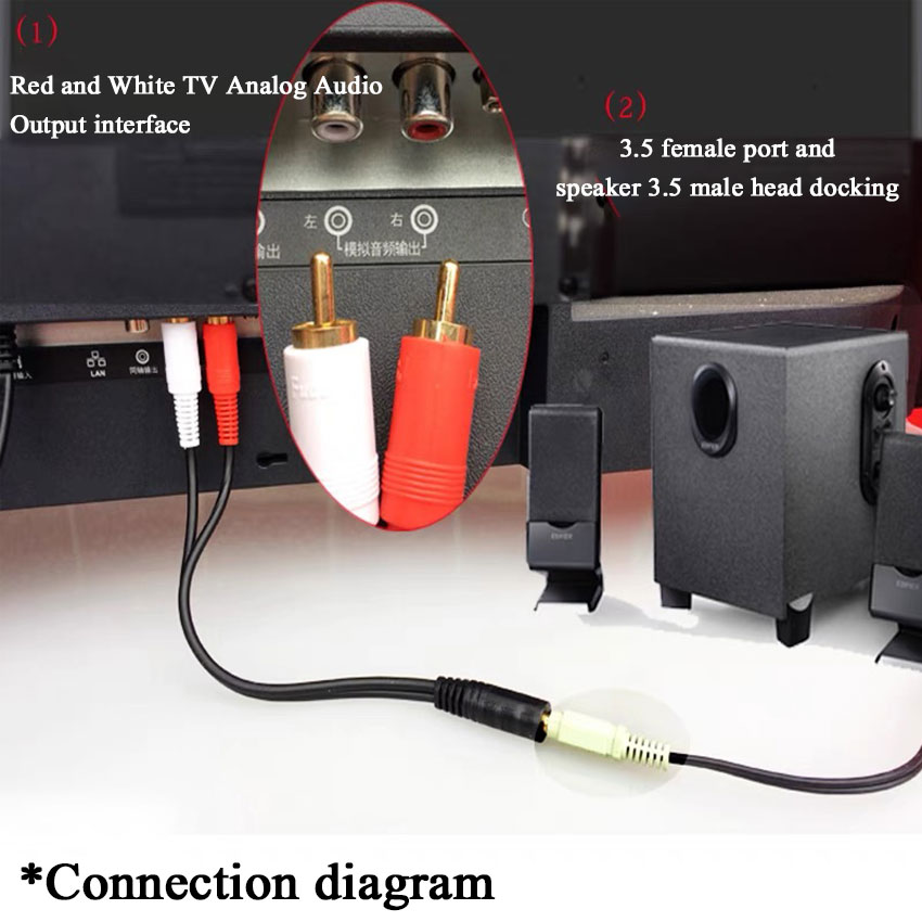 ヘッドフォン用オーディオソケットコネクタ,3.5mm,RCA - Cable Extension 3.5 のレビューと価格