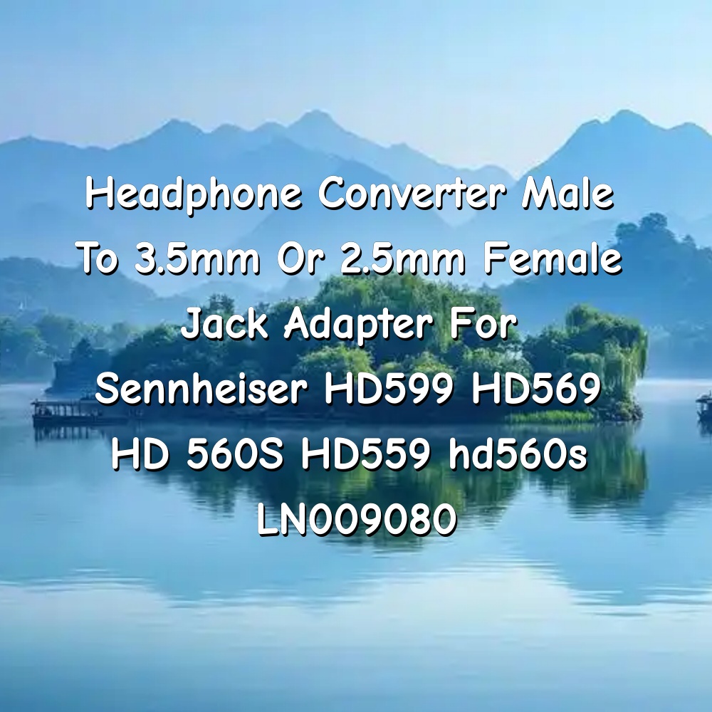ヘッドホン変換アダプター、オス端子から3.5mmまたは2.5 - Sennheiser Headphone Hd 560S のレビューと価格