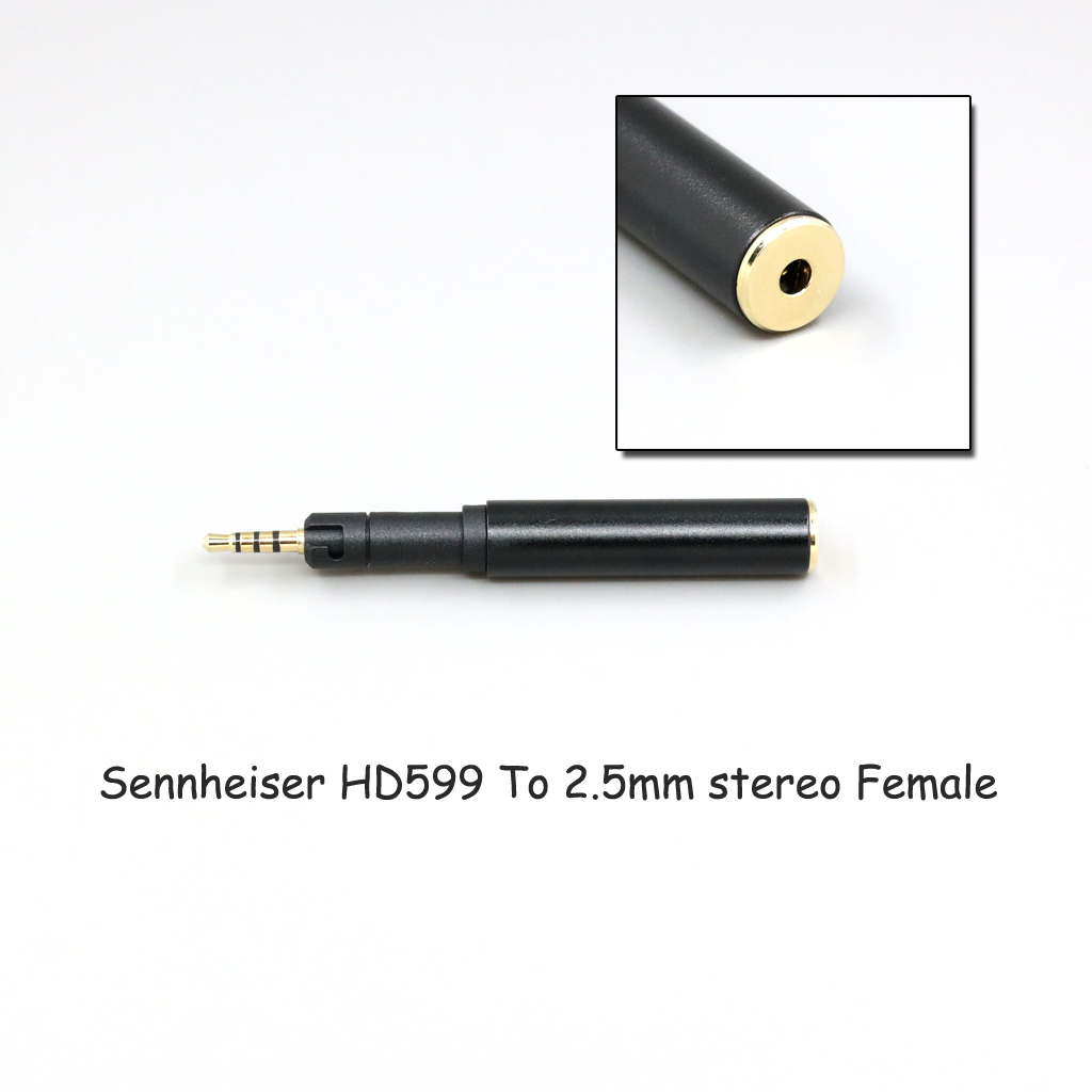ヘッドホン変換アダプター、オス端子から3.5mmまたは2.5 - Sennheiser Headphone Hd 560S のレビューと価格
