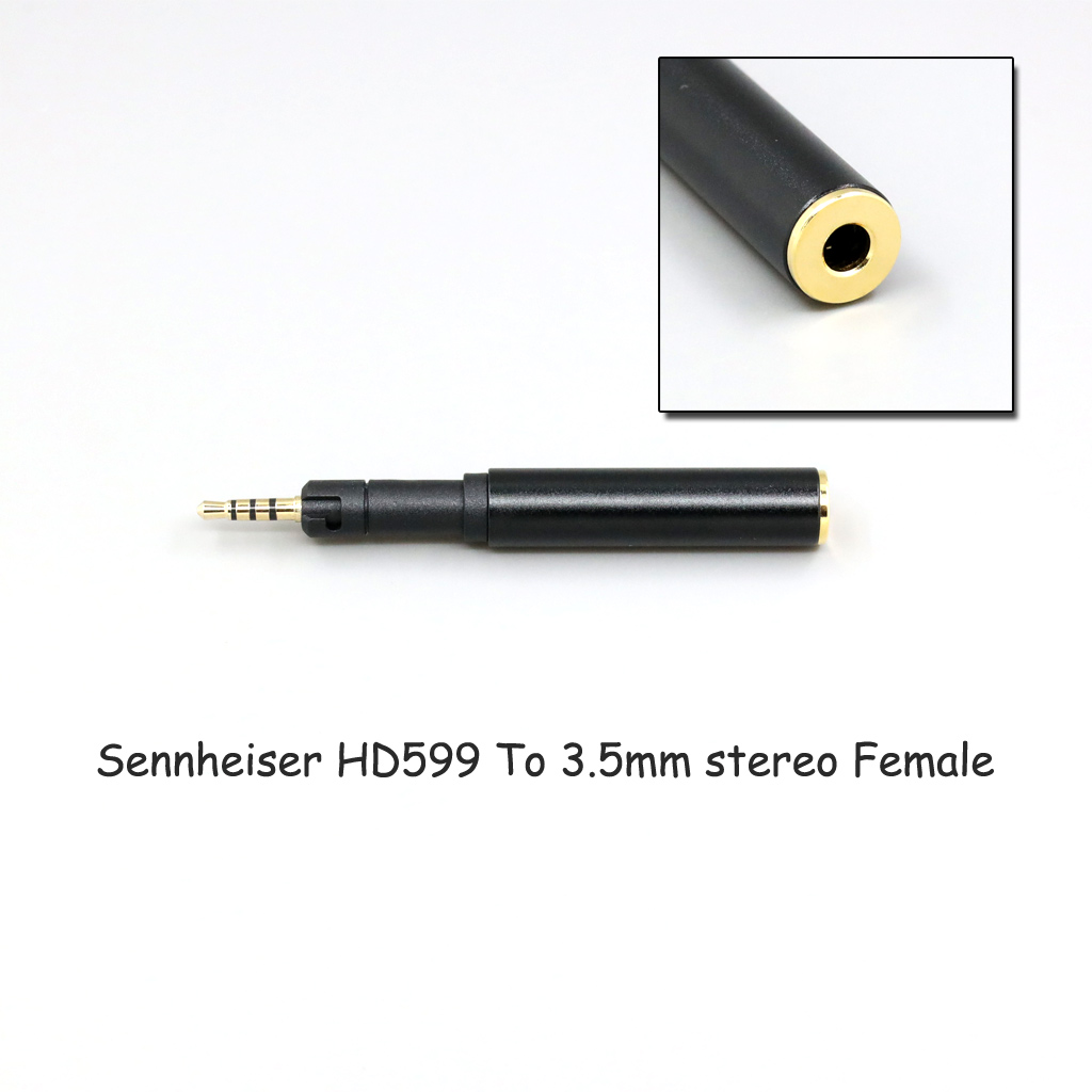 ヘッドホン変換アダプター、オス端子から3.5mmまたは2.5 - Sennheiser Headphone Hd 560S のレビューと価格